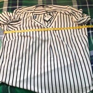Adrianna Papell Striped Tunic Shirt Women’s 2XL NWT